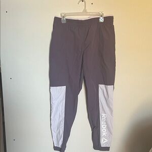 Reebok Lavender and White Athletic Pants